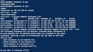 gcloud: CLI for Google Cloud Platform