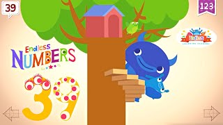 Endless Numbers 39 | Learn Number Thirty-nine | Fun Learning for Kids