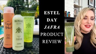 ESTEL DAY- JAFRA Royal Almond Body Oil \u0026 Royal Olive Bath \u0026 Shower Gel and Lotion- REVIEW