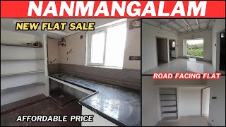 50 lakhs flat sale/Affordable price flat sale in chennai nanmangalam/road facing #houseforsale