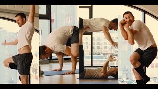 Chris Evans Totally Fails At Yoga In 'playing It Cool' Clip