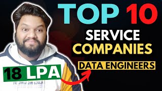 5 LPA - 18 LPA Job  🔥 | FRESHER DATA ENGINEERS 🔥TOP Service COMPANIES - 2022 | JOB ROLE, SKILLS