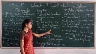 Class-7th / Computer Chapter - 7 ( Introduction to Python )