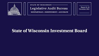 Report 24-18, State of Wisconsin Investment Board