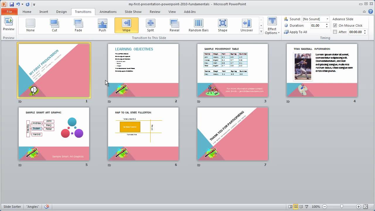8 Powerpoint 2010 Crash Course Quadexcel