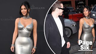 Kim Kardashian, Pete Davidson make public debut at ‘The Kardashians’ premiere | Page Six