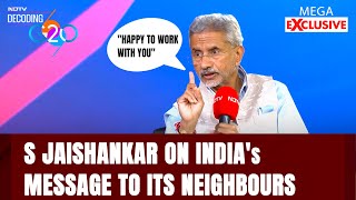 S Jaishankar Explains India's 'Neighbourhood First' Policy That Aims At Collective Growth