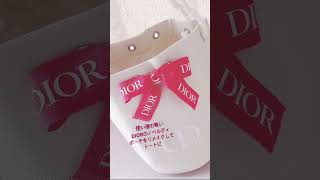 DIORのノベルティのポーチは使い道が無いからリメイクでトートに