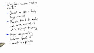 Random Testing In The Bigger Picture - Software Testing