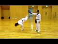 札幌テコンドー道場　バタフライキック　ミット蹴り　taekwondo