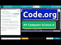 Code.org Lesson 8.3 Mutator Methods | Tutorial with Answers | Unit 2 Computer Science A (CSA)