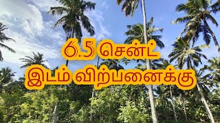 இடம் விற்பனைக்கு | 6.5 சென்ட் | ഭൂമി വിൽപ്പനയ്ക്ക് | வடக்கு திசை |  | தார்சாலை |நாகர்கோவில்