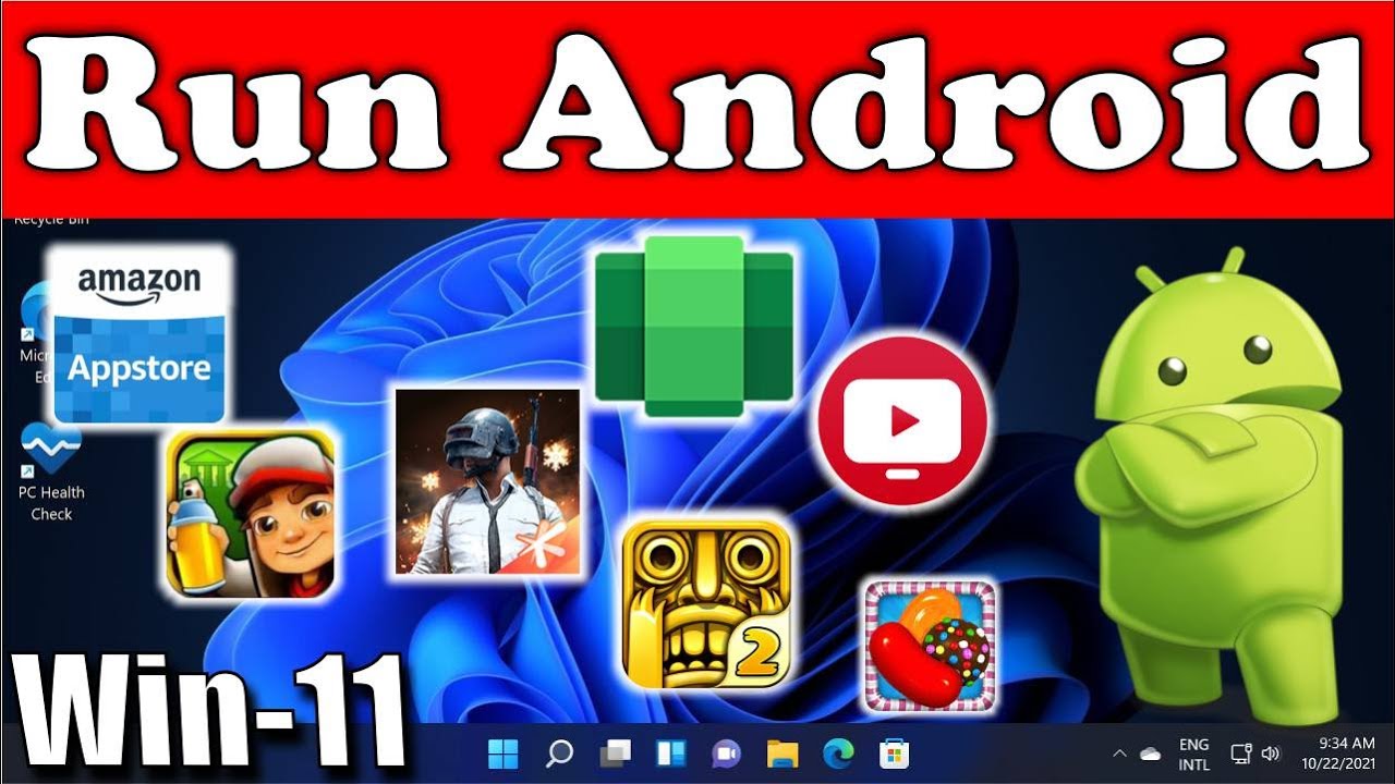 How To Run Android Apps On Windows 11 | Directly | Officially - YouTube