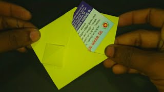 DIY-How to make a paper box that opens and colses / paper gift box origami