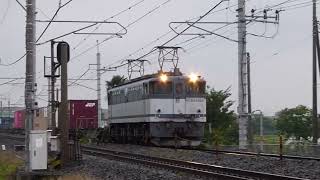 【EH500】東北線 東大宮-蓮田(124)  貨物列車2本【EF65】