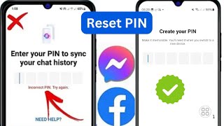 How to Reset End-to-end Encrypted Chat PIN Code on Messenger(2025) , reset messenger pin code,