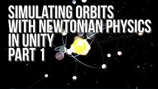 Simulating Orbits in Unity