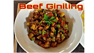 Beef Giniling / Masarap na beef giniling / Paano mag luto ng Beef giniling