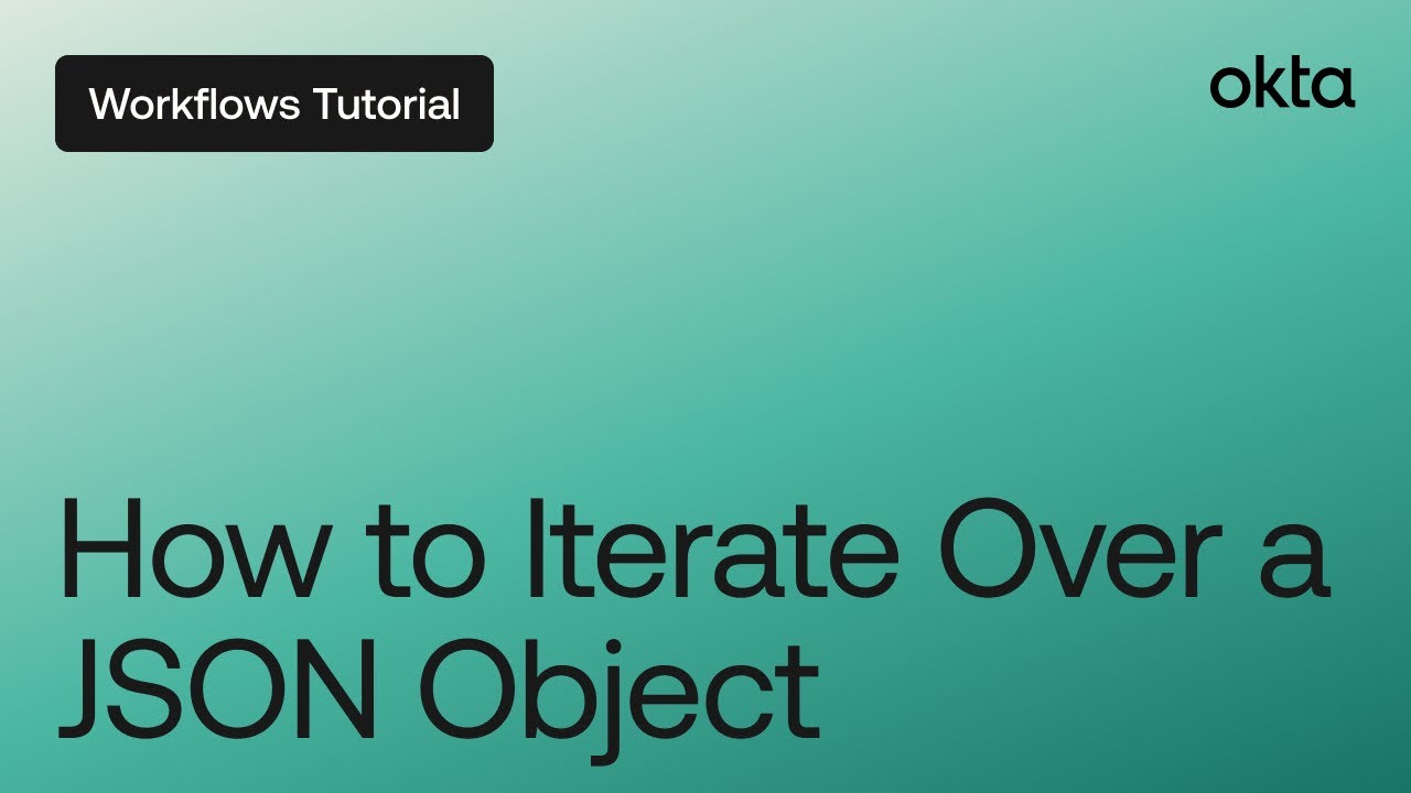 How To Iterate Over A Json Object Workflows Tutorial Youtube How To Iterate Over A Json Object Workflows Tutorial Youtube