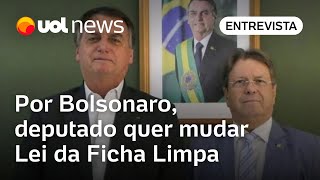 Deputado quer mudar Lei da Ficha Limpa para tornar Bolsonaro elegível em 2026: '8 anos é absurdo'