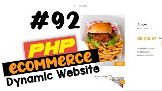 #92 PHP Ecommerce website development | Adding to cart 2 | MVC OOP - Quick programming