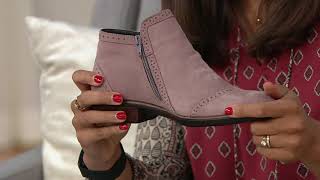 Naot Nubuck Leather Ankle Boots- Nefasi on QVC