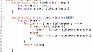 codingbat altpairs