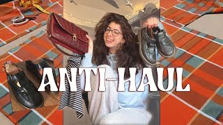 ANTI HAUL, pour bien commencer l'année !