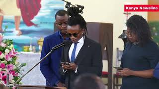 Watch Kiraitu Murungi daughter's friends Emotional Tribute during requiem mass Infront of DP Kindiki