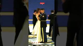 2017:Melania Trump dancing With US Army Sergeant#americanfirstlady#ym #firstlady