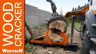 Split Wood with Woodcracker L700 + Jenz Chippertruck