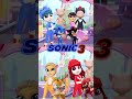 🌀sonic vs shadow vs tails vs knuckles🌀 movie sonic 3 my talking angela 2 cosplay makeover