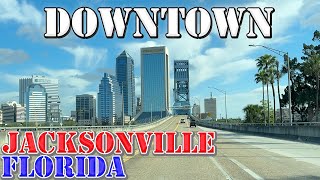 Jacksonville - Florida - 4K Downtown Drive