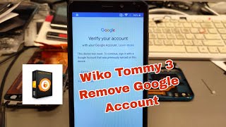 Wiko Tommy 3, Remove Google Account, Bypass FRP. One Click Unlocktool.