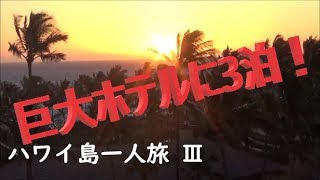 ハワイ島一人旅Ⅲ【巨大ホテル3連泊！】Hilton Wikoloa Village