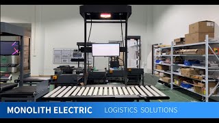 MonolithIoT Dimensioning Weighing Scanning Roller Conveyor DWS Solutions for Logistics
