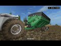 rozrzutnik i wóz przeładunkowy maszyny z dodatku big bud farming simulator 17