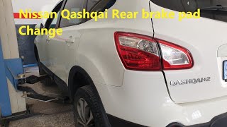 Nissan Qashqai + 2 Rear Brake pads, remove and install