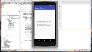 Learn to persist data with SQLite on Android