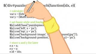 Learning HTML, CSS, Javascript by examples: Fifteen Puzzle