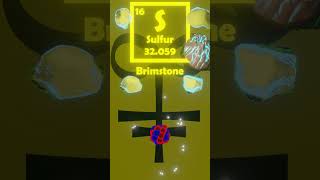 Element 16 - Sulfur | Brimstone | Atomic Animations