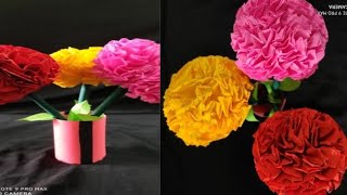 DIY Origami flowers | Paper flowers | Home decorations | #paperflowers #origamiflowers #decoration