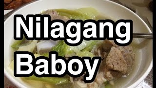 Paano magluto Nilagang Baboy Recipe - Pinoy Filipino Pork Stew