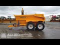 unused 2020 barford d16 dump trailer