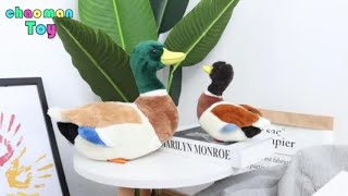 The Perfect Gift: Kawaii Realistic Mallard Green Duck Plush Toy!