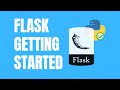Python Tutorial - Flask for beginners part 1 - (How to create and host html elements)