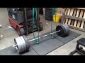 strength shop bastard power bar load test