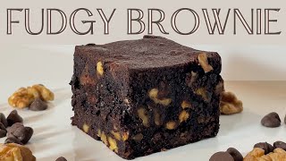 진하고 꾸덕한 월넛 퍼지 브라우니 만들기 🍫 How to make Fudgy Brownies 🍫