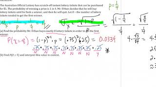 AP Statistics: Geometric Probability