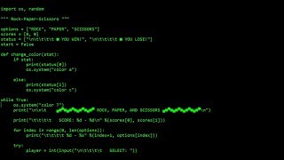 Rock-Paper-Scissors CLI Game (Python)